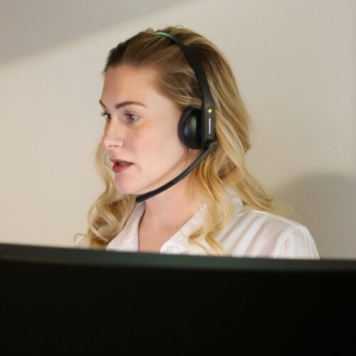 Jennie Backman, patientkoordinator på Avesyn Ögonklinik